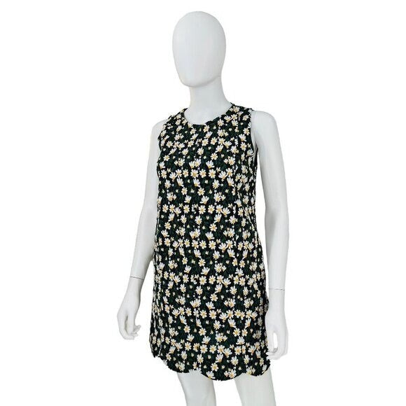 Lost + Wander NEW Chamomile Hills Embroidered Daisy Mini Shift Dress Size XS